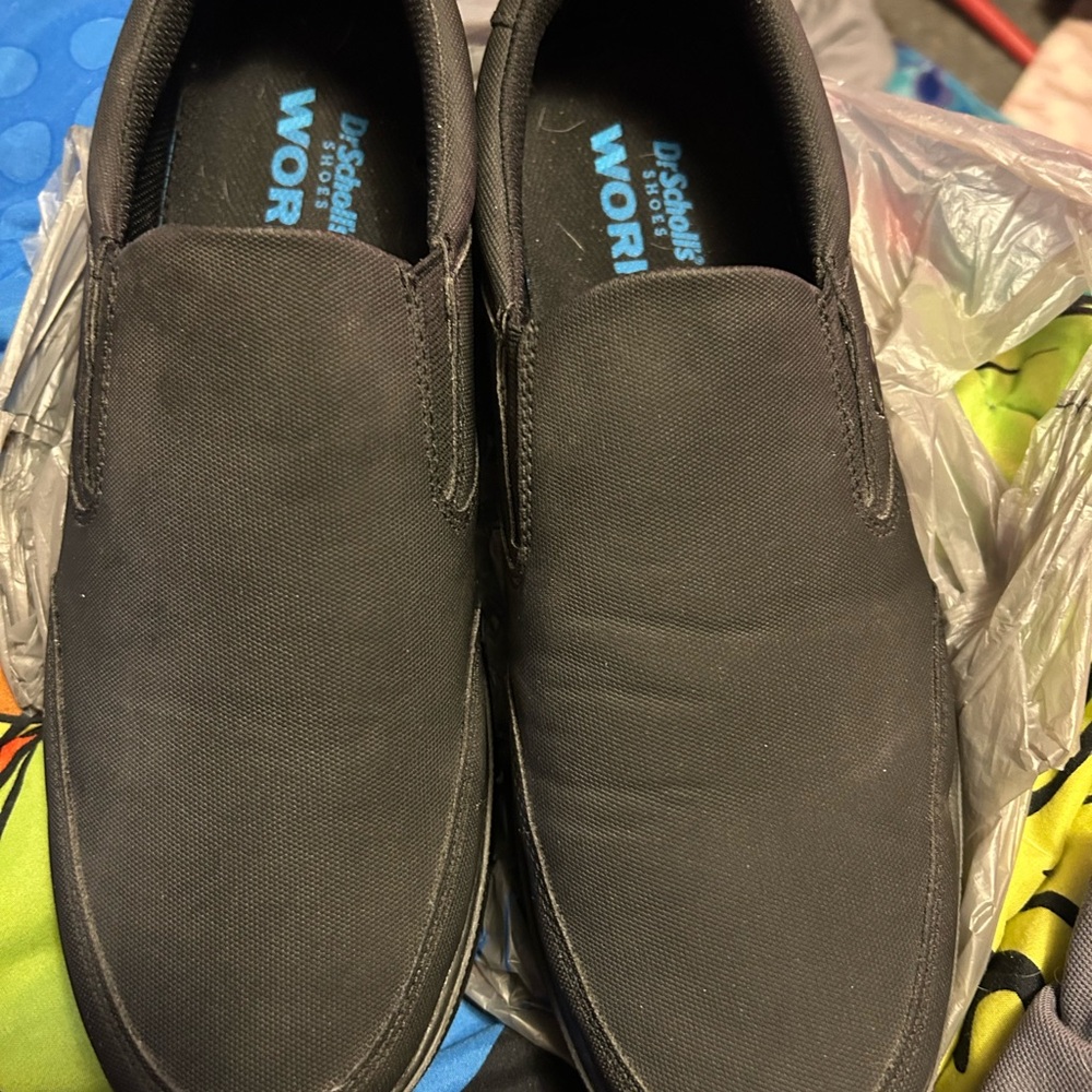 Dr. Scholl's Men's Black Slip-On Loafers